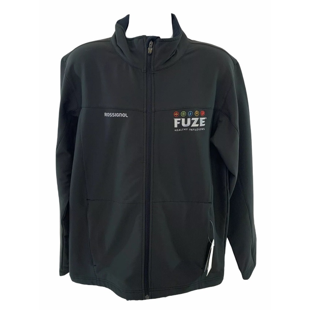 Rossignol Ski Snowboard Jacket Size‎ XL Softshell Lake Placid Black Fuze